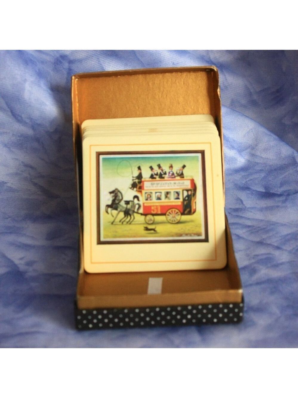 RARE Vintage Guinness FELT BOTTOM Coasters in Original Box